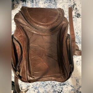 Brown Leather Men's Bag